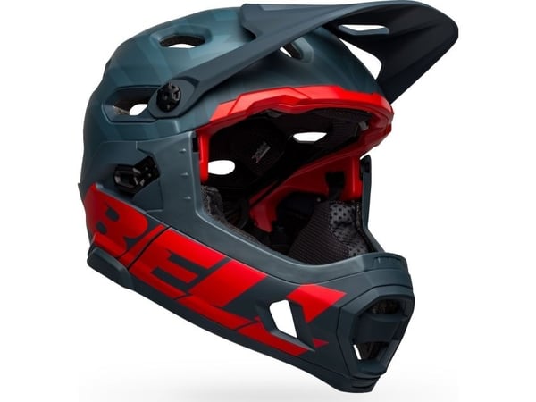 Bell Helmets Super DH Spherical, Heldekkende hjelm, Innformet, Hjelmvisir, Matt