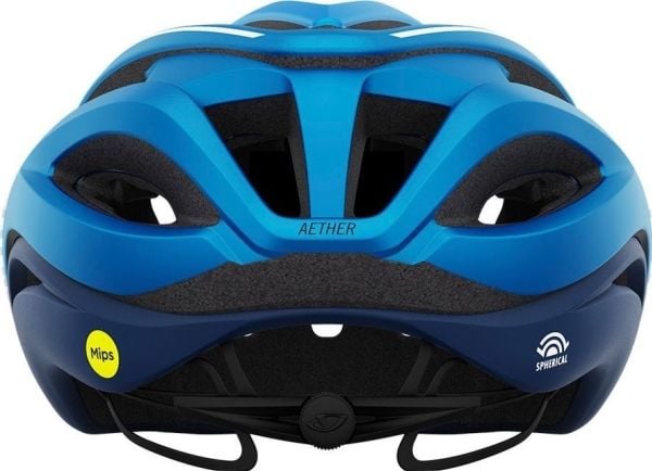 Giro cykelhjälm GIRO AETHER SPHERICAL MIPS matt svart fade highlight yellow str. S (51–55 cm)