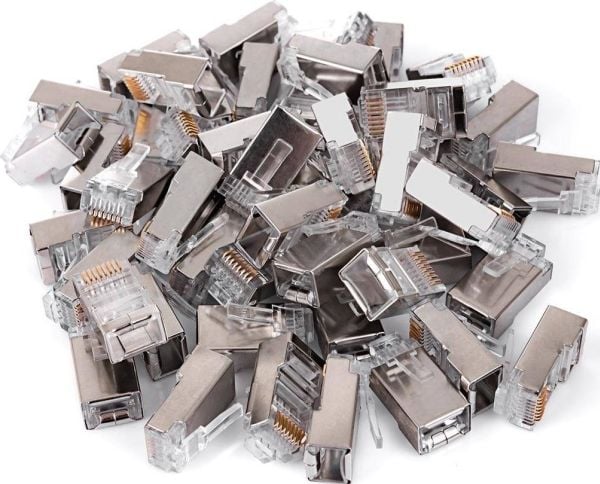 Spacetronik RJ45-kontakt kat. 6 FTP NC-RJ456FT-11 (100 stk.)