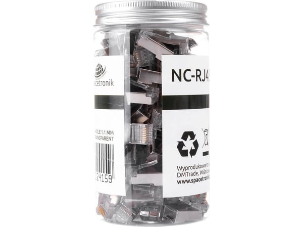 Spacetronik RJ45-kontakt kat. 6 FTP NC-RJ456FT-11 (100 stk.)