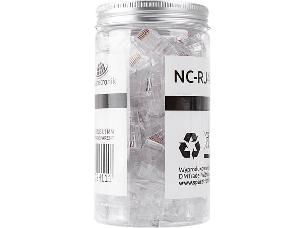 Spacetronik RJ45 katu 6 UTP-liitin NC-RJ456UT-11 100kpl Spacetronik Spacetronik