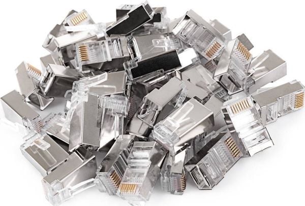 Spacetronik RJ45-kontakt kat. 5e FTP NC-RJ455FT-0 (100 stk.)