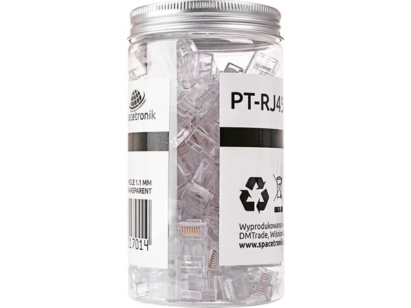„Spacetronik“ RJ45-kontakt cat.6 UTP PT-RJ456UT-1 100 stk