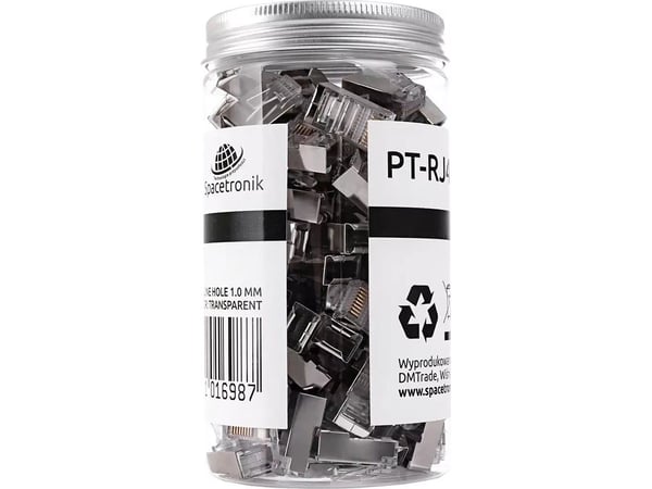 Spacetronik RJ45 direkte Cat5e FTP-kontakt PT-RJ455FT-0 100 stk