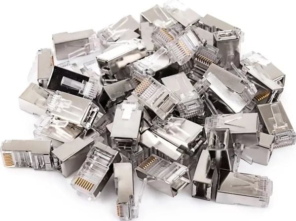 Spacetronik RJ45 direkte Cat5e FTP-kontakt PT-RJ455FT-0 100 stk