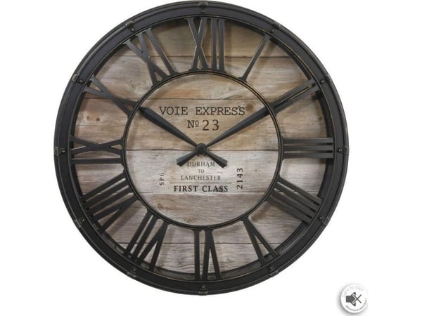 Atmosphera Brun vintage väggklocka 39 cm