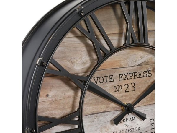 Atmosphera Brun vintage väggklocka 39 cm