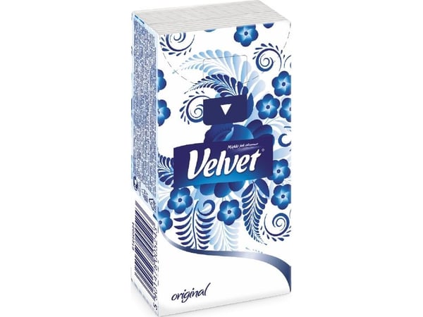 Servietter i fløyel VELVET ORIGINAL 10x10 stk