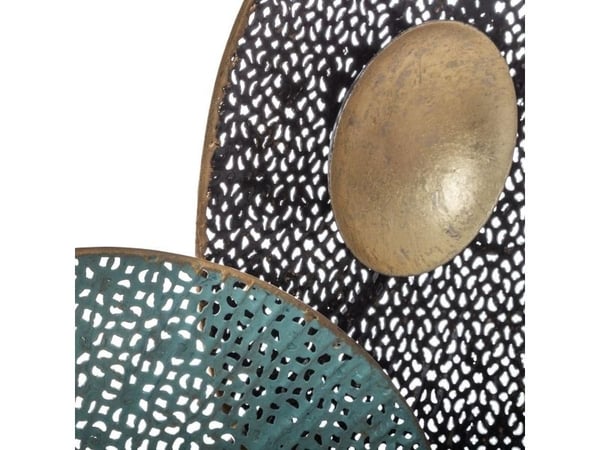 Atmosphera Metallinen seinäkoriste liljat 90x50 cm