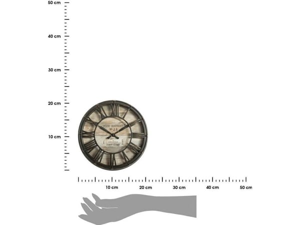 Atmosphera brun veggklokke vintage 21 cm