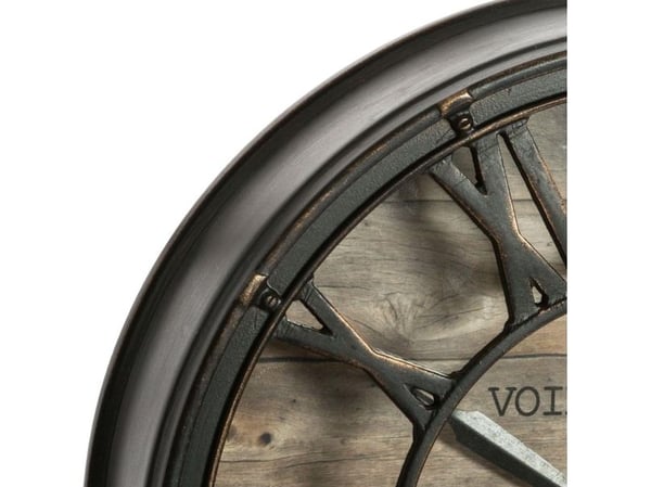 Atmosphera brun veggklokke vintage 21 cm