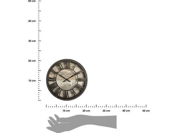 Atmosphera brun veggklokke vintage 21 cm