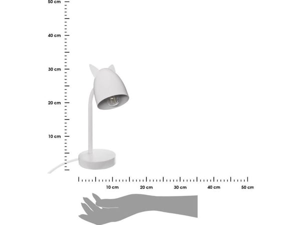 Atmosphera lampe stalinisk OREILLES ROSE, metall, hvit
