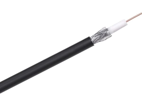 Cabletech koaksiaalikaapeli F690 BV+GEL BLACK 305m
