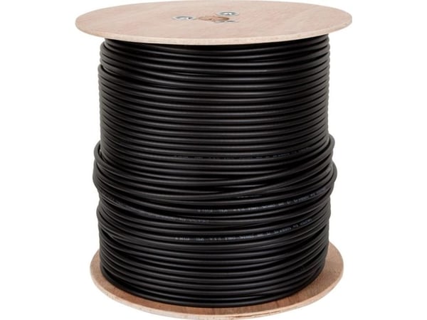 Cabletech koaksiaalikaapeli F690 BV+GEL BLACK 305m