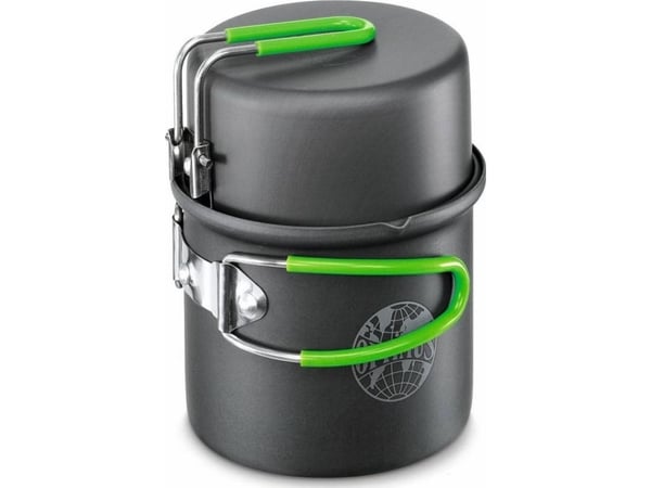 Optimus 8020708, Setti, Alumiini, 0,6 L, Harmaa, Vihreä, Alumiini