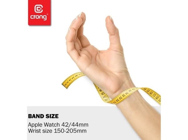 Crong Crong Liquid reim til Apple Watch 42/44 mm (hvit)