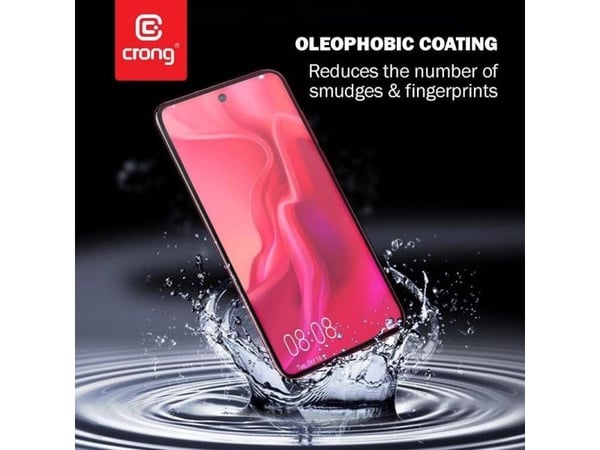 Crong Crong 7D Nano fleksibelt herdet glass 9H for hele skjermen Samsung Galaxy S21+