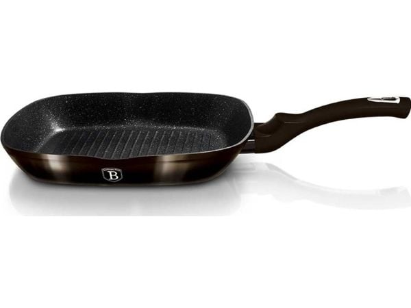 GRILLPANNER 28cm BERLINGER HAUS BH-6611 SHINY Sort