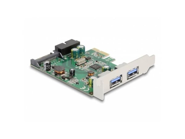 Delock - USB-adapter - PCIe 2.0 lav profil - USB, USB 2.0, USB 3.0, USB 3.2 Gen 1