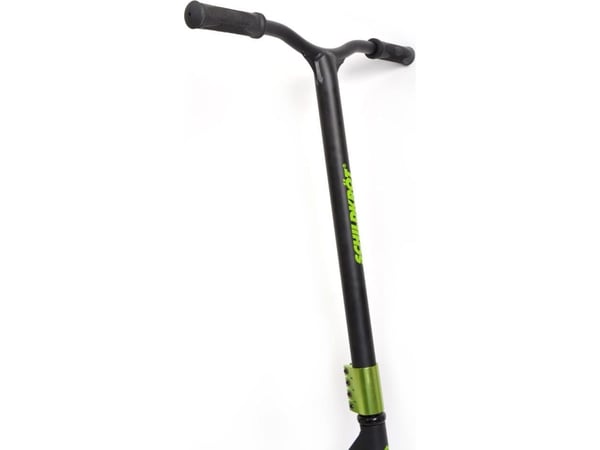 SCHILDKRÖT stunt-sparkesykkel kickless trehjuling stort aluminiumdekk (500 x 100 mm), robust Y-styre (510432)