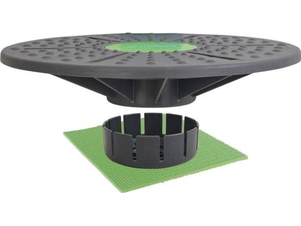 SCHILDKRÖT balansebrett / fitnessdreieskive rund grønn/antrasitt 1 stk (960031)