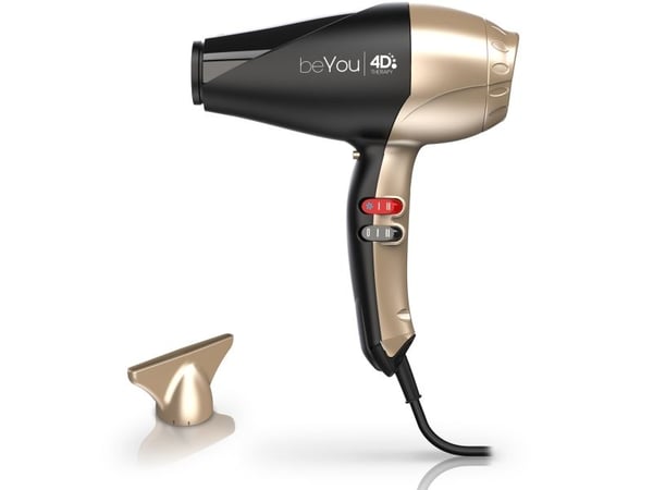 GAMA Ga.Ma BeYou 4D Therapy Ultra Ozone Ion 2400 W hårføner svart/gull