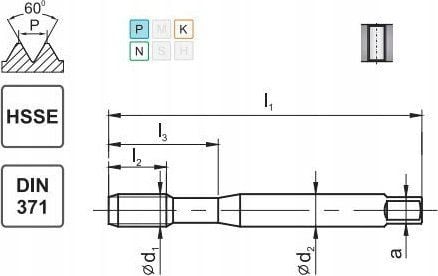 TUULETINHANA M 5 DIN-371B (6G) HSSE 800