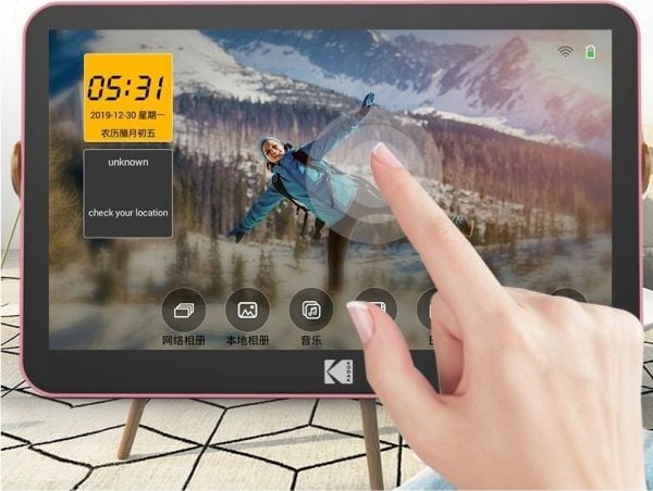 Kodak RWF-108, 25,4 cm (10"), 1280 x 800 piksler, IPS, 16:10, JPEG, AVI, H.264, MPEG1, MPEG2, MPEG4