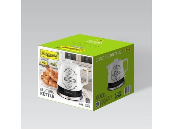 Feel-Maestro MR-072 vannkoker 1,2 l hvit 1200 W (MR-072)