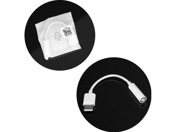USB-adapter Huawei CM20 USB-C - Jack 3,5 mm hvit (5901737936837)
