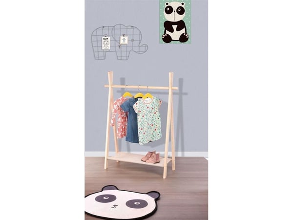 Kids Collection garderobestativ med kleshengere - barneklær