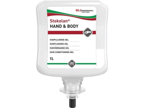Håndcreme Stokolan Hand and Body med Parfume 8.6% fedt ECARF til dispenser 1 ltr,1 ltr/fl