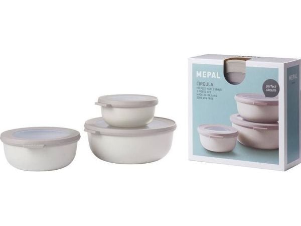 Mepal Cirqula Set 3-osainen valkoinen