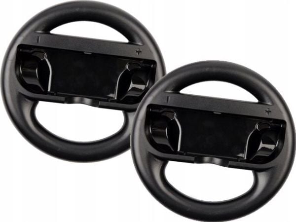 Mimd 2x Steering Wheel For Nintendo Switch For Mario Kart Black
