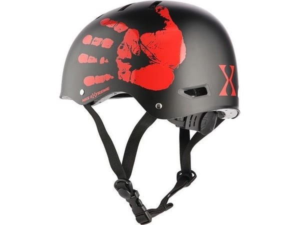 Nils Extreme Helmet MTW03 sort størrelse M