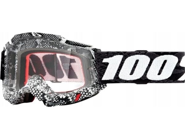 100 % beskyttelsesbriller 100 % ACCURI 2 COBRA (klar anti-tåkelinse, LT 88 %-92 %) (NY)