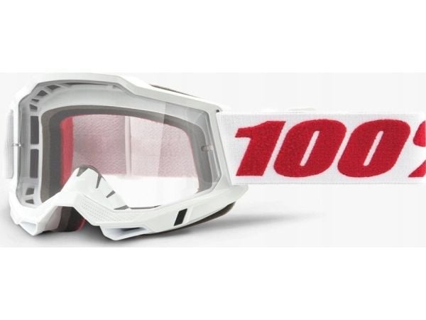 100 % beskyttelsesbriller 100 % ACCURI 2 COBRA (klar anti-tåkelinse, LT 88 %-92 %) (NY)