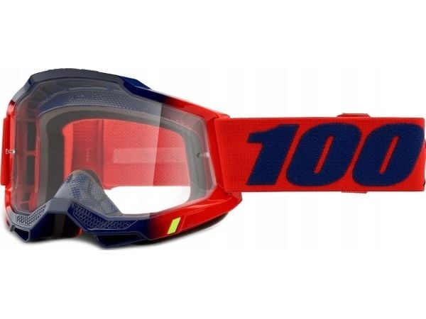 100% Accuri 2 Kearny skidglasögon 100% (Anti-Fog klart glas LT 88%-92%) (NY)