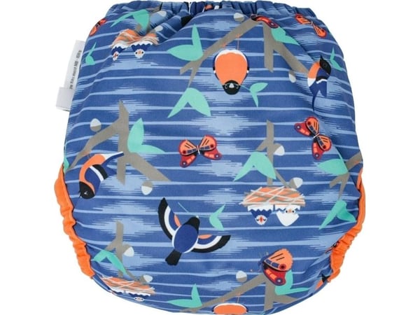 Close Caboo omslag, flergangsbleie Pop-in AIO Twilight Garden med trykk 4,5–16 kg, 1 stk.