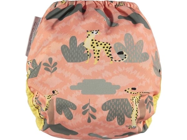 Close Caboo vaskbar bleie med cheetah 3-16 kg 1 stk
