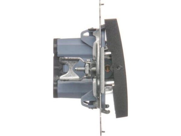 Kontakt-Simon Simon 54 Premium Bell -painike LED-taustavalolla (moduuli) 16AX, 250V~, ruuviliittimet antrasiitti DD1AL.01/48