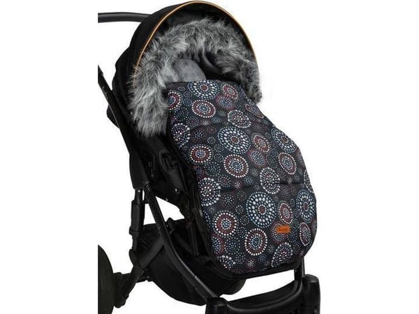 Sensillo OLAF FOTMUFF SVART ROSETTER 100 X 45