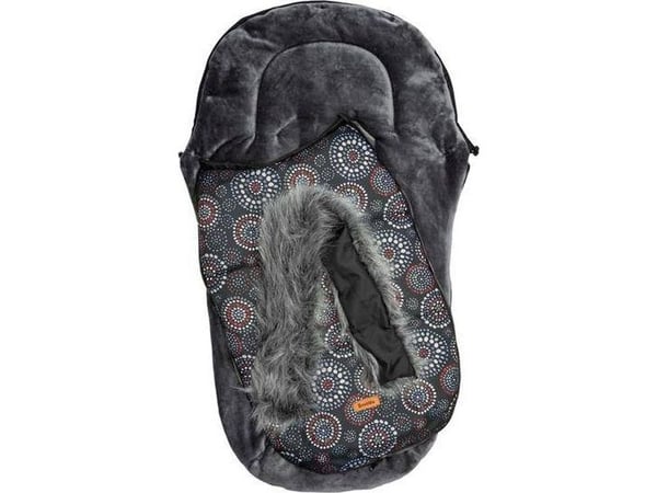 Sensillo OLAF FOTMUFF SVART ROSETTER 100 X 45