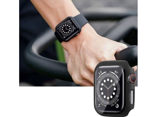 Tech Protect Apple 4/5/6/SE Smartwatch-skjermramme, svart