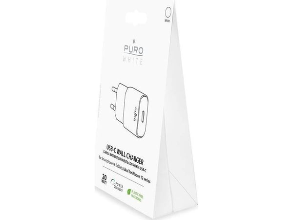 Puro Mini Fast Travel Charger 1x USB-C 3 A (PUR415WHT)