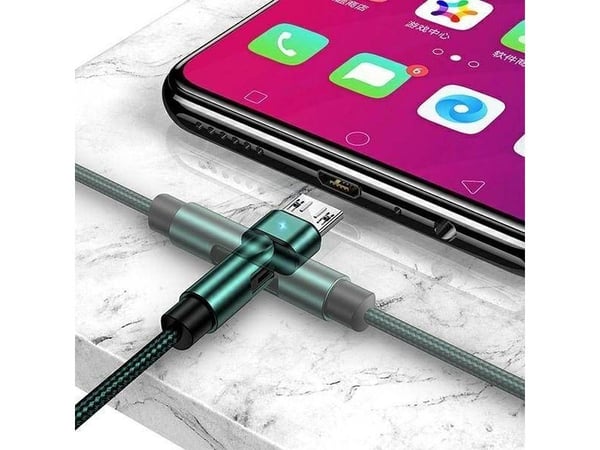 USB-kabel Usams USB-A til microUSB 1 m svart (USA259BLK)