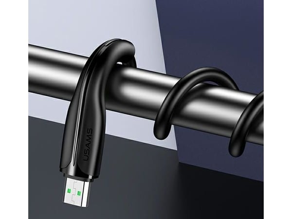 USB-kabel Usams USB-A til microUSB 1 m hvit (SJ375USB02)