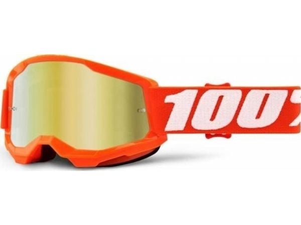 100% briller 100% STRATA 2 JUNIOR ORANGE (Anti-Fog, LT 28% +/-5%) (NY)