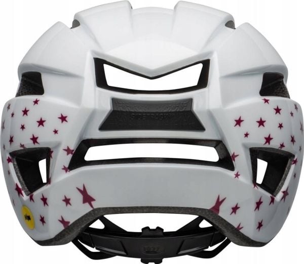BELL Hjelm junior BELL SIDETRACK II INTEGRERT MIPS hvite stjerner roz. Universal (50–57 cm) (NY)